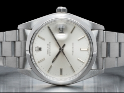 Rolex Oysterdate Precision 34 Argento Oyster Silver Lining Dial 6694